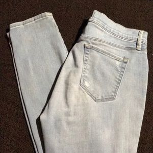 Light Blue PACSUN Stretch Skinny Jeans